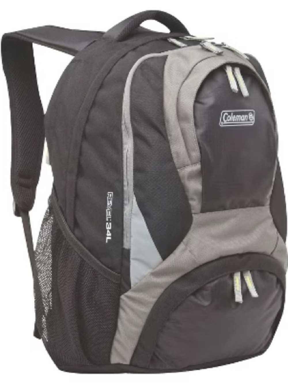 Coleman Revel 34L Black and Gray Everyday Backpack